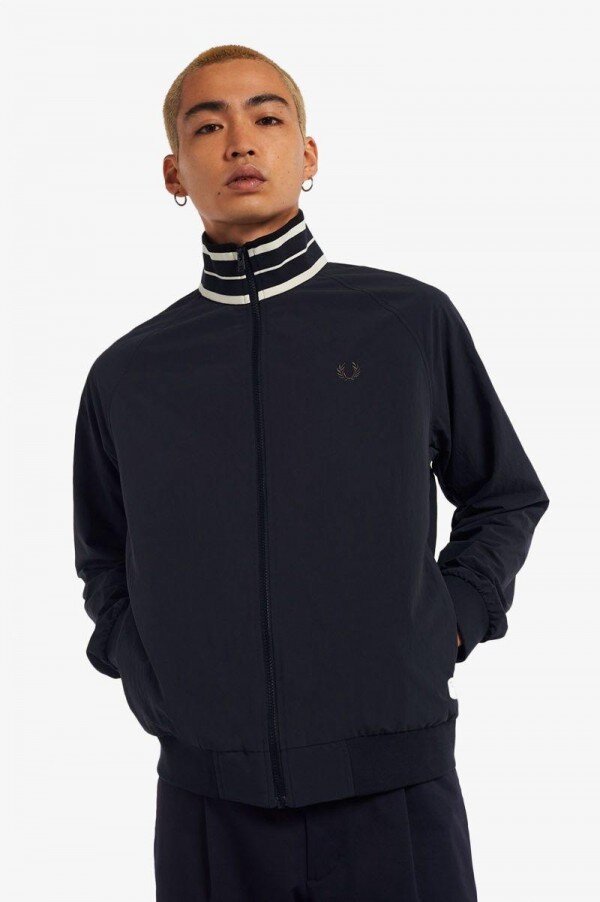 Striped Collar Track Jackets Striped Collar Track Jackets