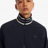 Striped Collar Track Jackets Striped Collar Track Jackets