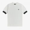 Striped Cuff Knitted T Shirts Striped Cuff Knitted T Shirts