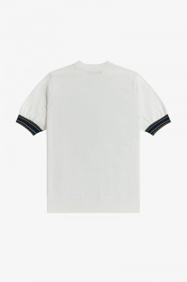 Striped Cuff Knitted T Shirts Striped Cuff Knitted T Shirts
