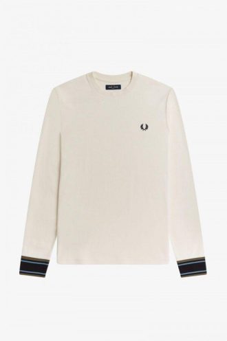 Striped Cuff Long Sleeve T Shirts