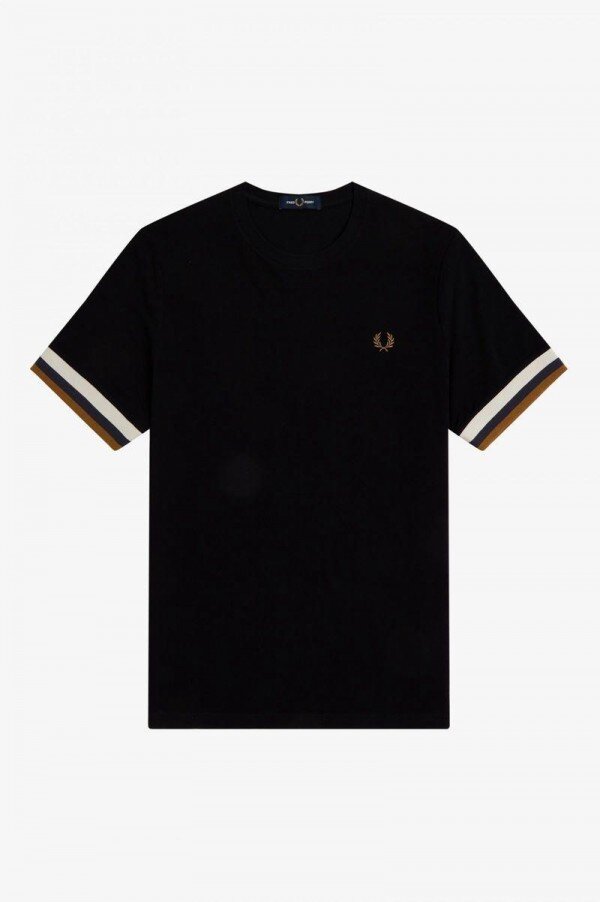 Striped Cuff Piqué T Shirts Striped Cuff Piqué T Shirts