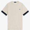 Striped Cuff Piqué T Shirts
