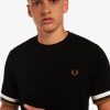 Striped Cuff Piqué T Shirts Striped Cuff Piqué T Shirts