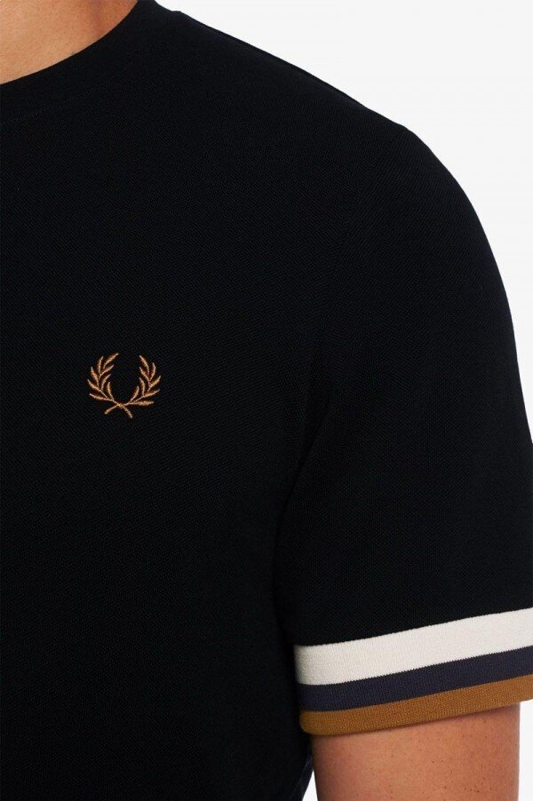 Striped Cuff Piqué T Shirts Striped Cuff Piqué T Shirts