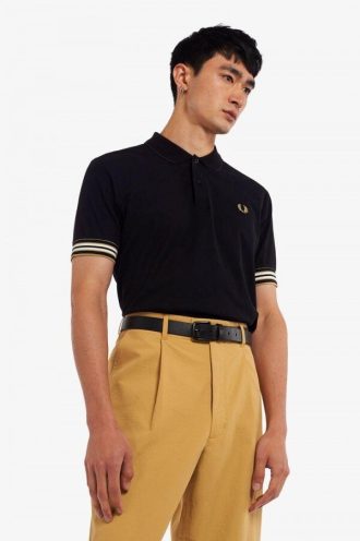 Striped Cuff Polo Shirts