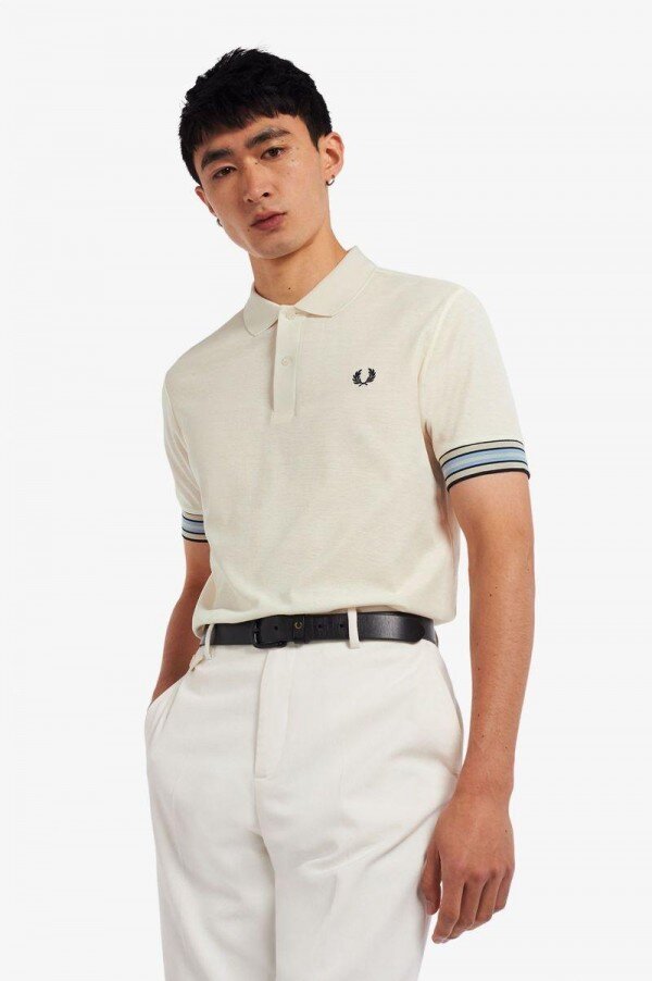 Striped Cuff Polo Shirts Striped Cuff Polo Shirts
