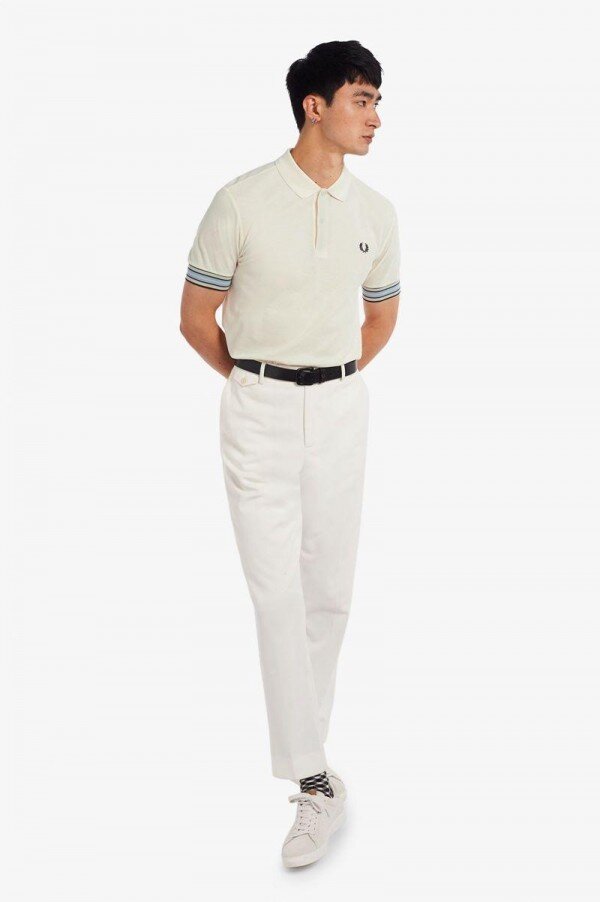 Striped Cuff Polo Shirts Striped Cuff Polo Shirts