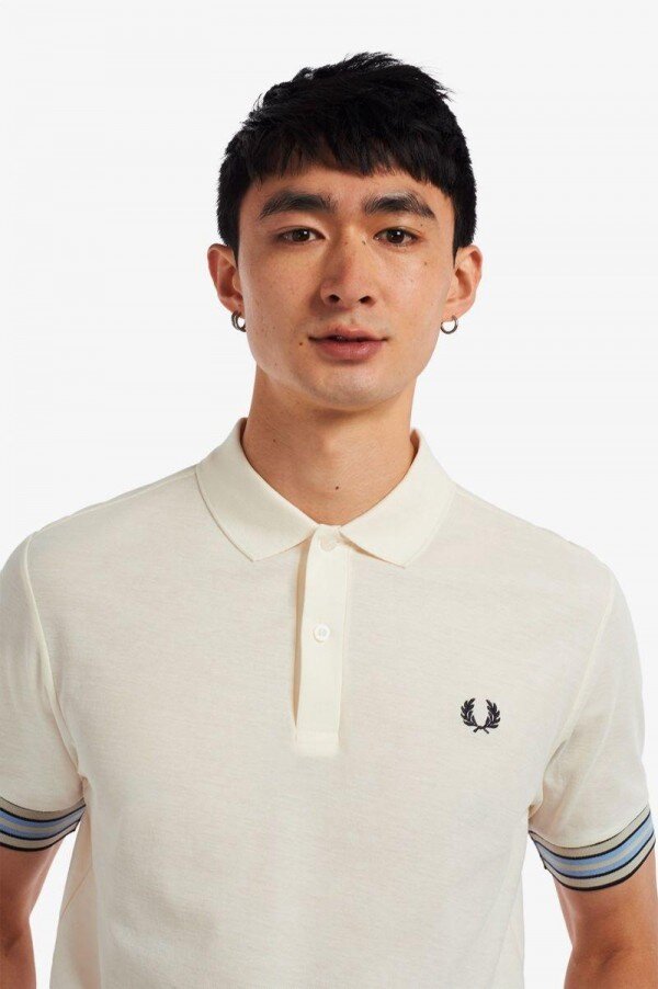 Striped Cuff Polo Shirts Striped Cuff Polo Shirts