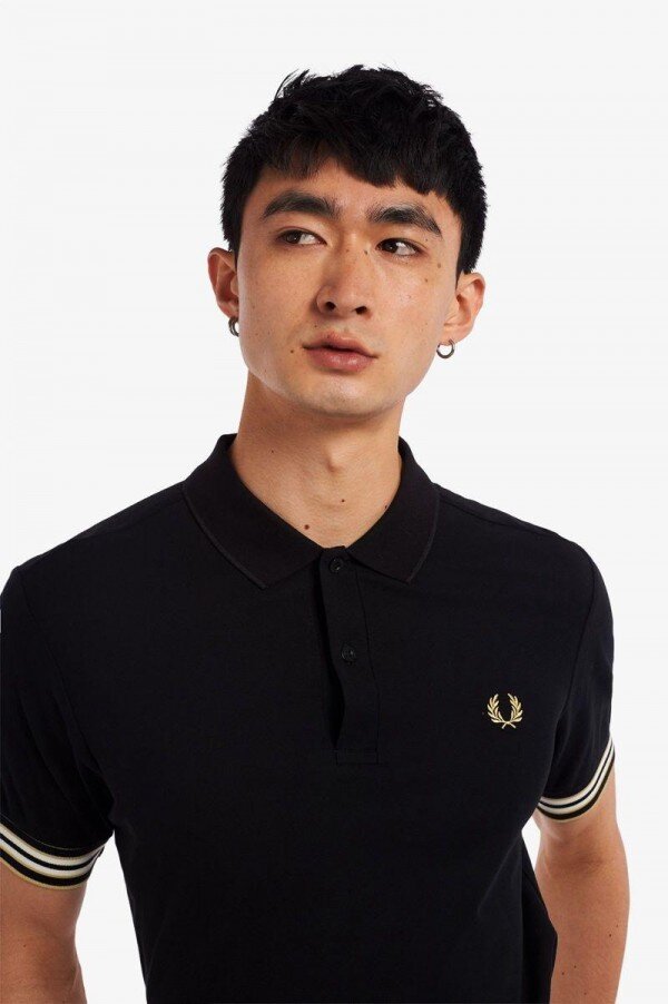 Striped Cuff Polo Shirts Striped Cuff Polo Shirts