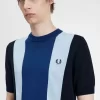 Striped Fine Knit Men’s T-Shirt