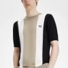 Striped Fine Knit Men’s T-Shirt Striped Fine Knit Men’s T-Shirt