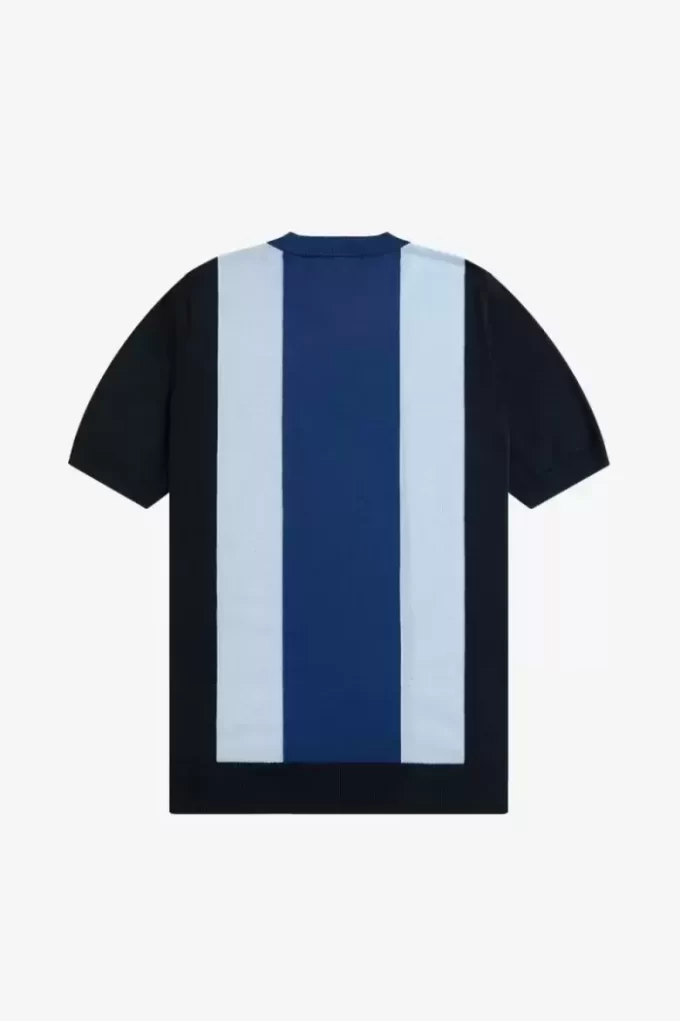 Striped Fine Knit Men’s T-Shirt