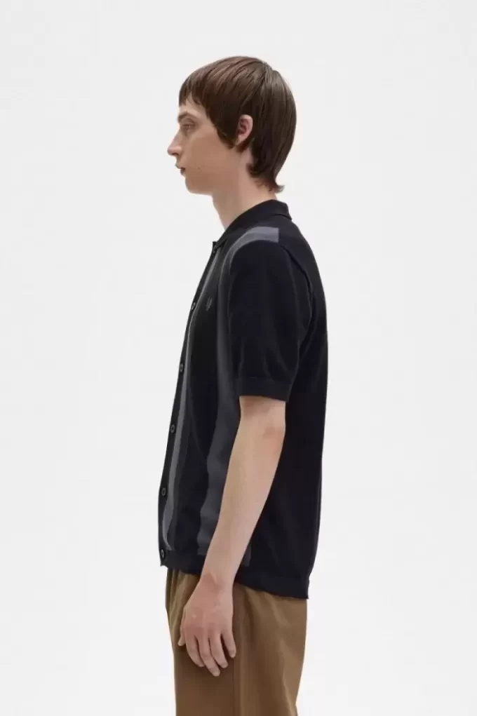 Striped Knitted Men’s Shirt Striped Knitted Men’s Shirt