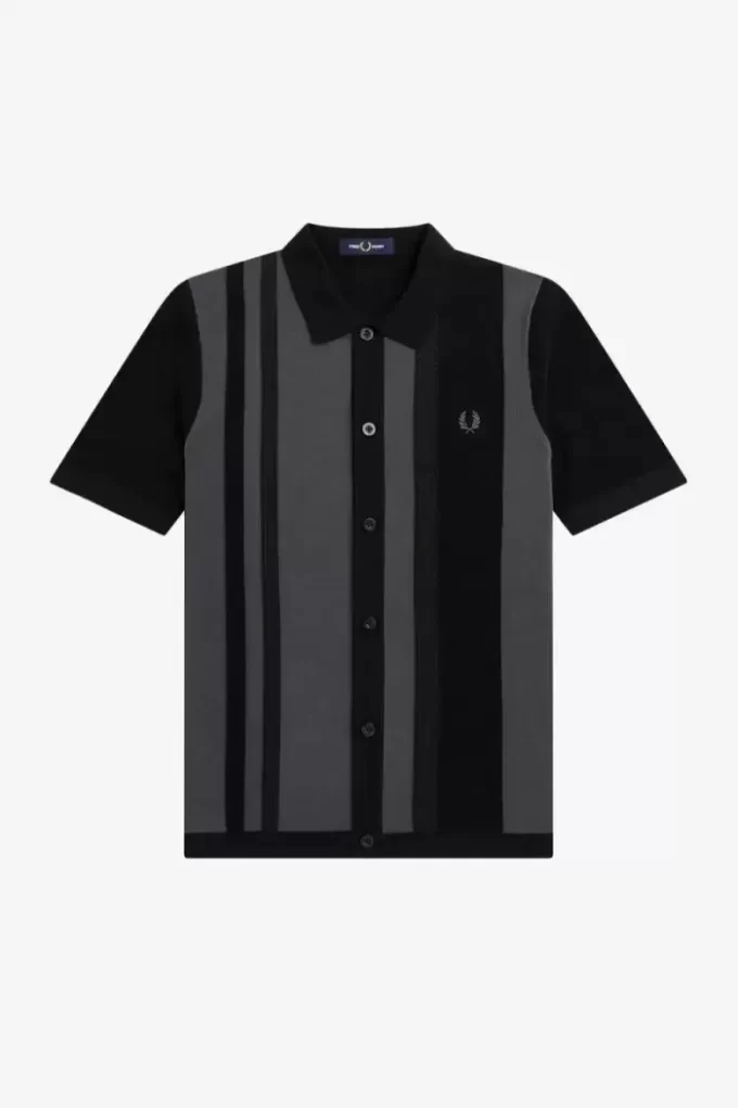 Striped Knitted Men’s Shirt Striped Knitted Men’s Shirt