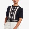 Striped Knitted T Shirts