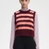 Striped Knitted Women’s Tanks