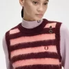 Striped Knitted Women’s Tanks