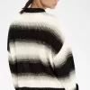 Striped Open-Knit Women’s Shirt Striped Open-Knit Women’s Shirt
