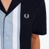 Striped Panel Bowling Shirts