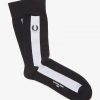 Striped Piqué Socks