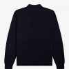 Striped Zip-Through Cardigan Knitwear Striped Zip-Through Cardigan Knitwear