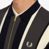 Striped Zip-Through Cardigan Knitwear Striped Zip-Through Cardigan Knitwear
