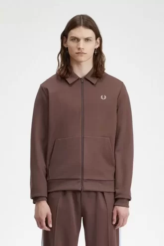 Tape Detail Collared Men’s Track Jackets