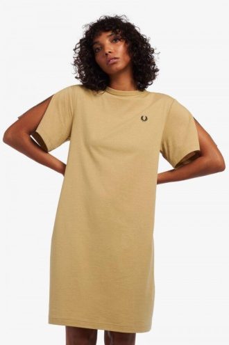 Taped Insert Sleeve Dress