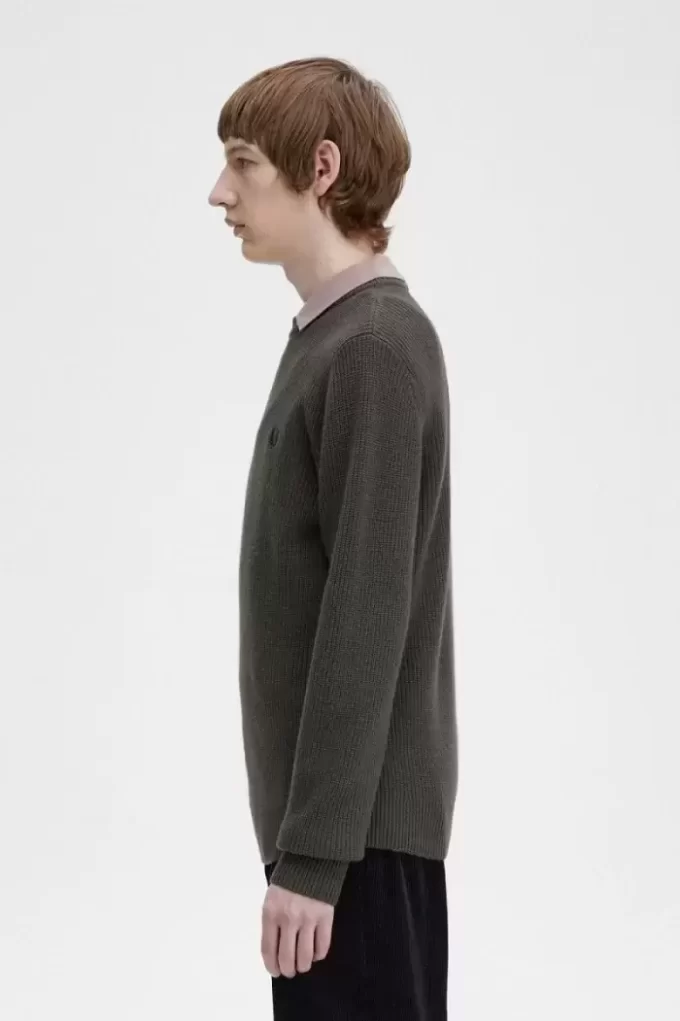 Textured Lambswool Men’s Jumper Textured Lambswool Men’s Jumper