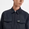 Textured Zip-Through Men’s Shirt Textured Zip-Through Men’s Shirt