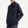 Textured Zip-Through Men’s Shirt Textured Zip-Through Men’s Shirt