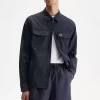 Textured Zip-Through Men’s Shirt Textured Zip-Through Men’s Shirt