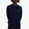 Tipped Crew Neck Jumper Knitwear Tipped Crew Neck Jumper Knitwear
