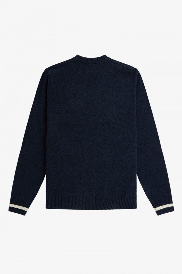 Tipped Crew Neck Jumper Knitwear Tipped Crew Neck Jumper Knitwear