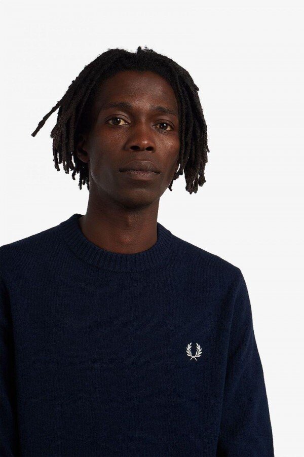 Tipped Crew Neck Jumper Knitwear Tipped Crew Neck Jumper Knitwear