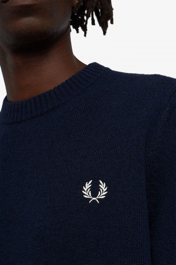 Tipped Crew Neck Jumper Knitwear Tipped Crew Neck Jumper Knitwear