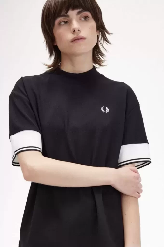 Tipped Cuff Piqué Women’s T-Shirt Tipped Cuff Piqué Women’s T-Shirt