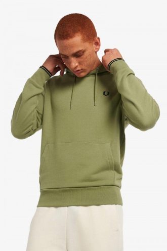 Tipped Hooded Sweatshirts