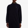 Tipped Mock Neck Dress Tipped Mock Neck Dress