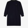 Tipped Mock Neck Dress Tipped Mock Neck Dress