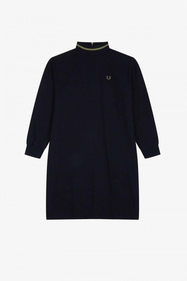 Tipped Mock Neck Dress Tipped Mock Neck Dress