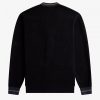 Tipped Piqué Textured Cardigan Knitwear Tipped Piqué Textured Cardigan Knitwear