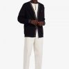 Tipped Piqué Textured Cardigan Knitwear Tipped Piqué Textured Cardigan Knitwear