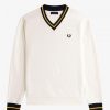 Tipped Piqué Textured Jumper Knitwear Tipped Piqué Textured Jumper Knitwear