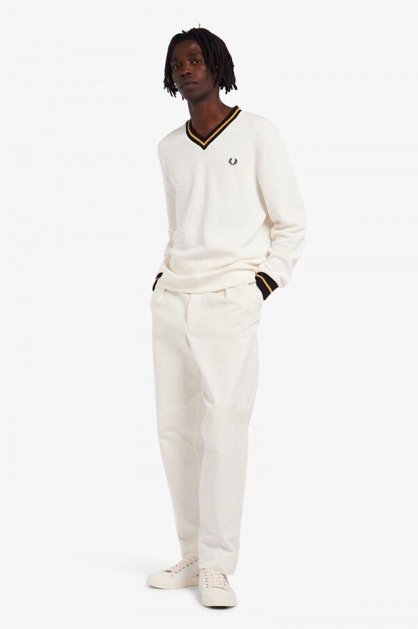 Tipped Piqué Textured Jumper Knitwear Tipped Piqué Textured Jumper Knitwear