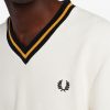 Tipped Piqué Textured Jumper Knitwear Tipped Piqué Textured Jumper Knitwear