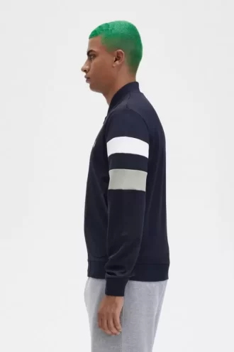Tipped Sleeve Men’s Track Jackets