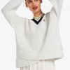 Tipped V-Neck Jumper Knitwear Tipped V-Neck Jumper Knitwear