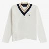 Tipped V-Neck Jumper Knitwear Tipped V-Neck Jumper Knitwear
